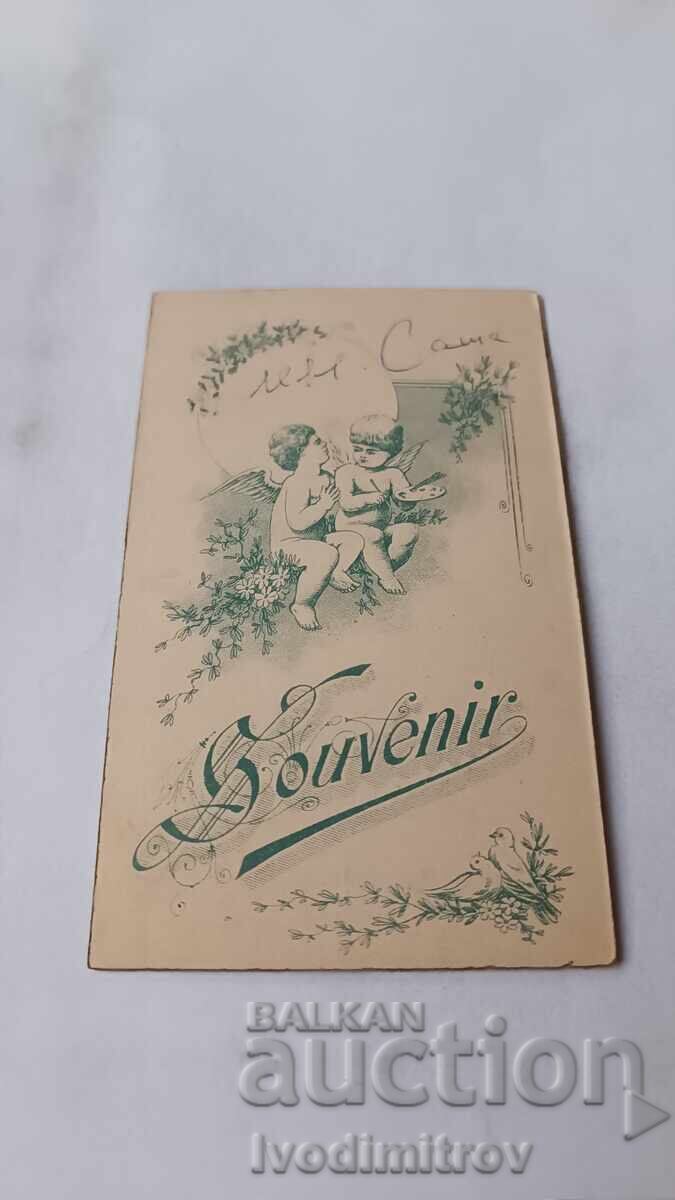 Fotografie Femeie îmbrăcată în negru Carton cu preț 5.85 BGN | € 2.99