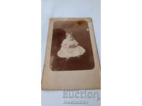 Fotografie Fetiță Mică Sankt Petersburg 1888 Carton