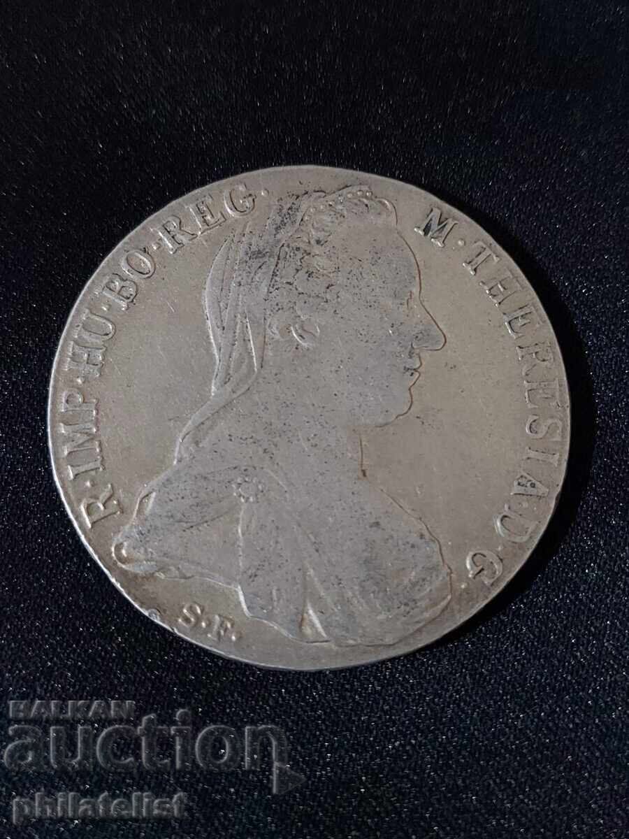 Austria 1780 - 1 Thaler - Maria Theresa, Restrike #9 Silver with price 83.00 BGN | € 42.44 Austria 1780 - 1 Thaler - Maria Theresa, Restrike #9 Silver with price 83.00 BGN | € 42.44