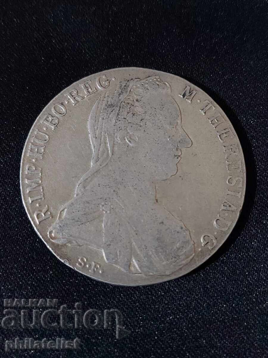 Austria 1780 - 1 Thaler - Maria Theresa, Restrike #9 Silver Austria 1780 - 1 Thaler - Maria Theresa, Restrike #9 Silver