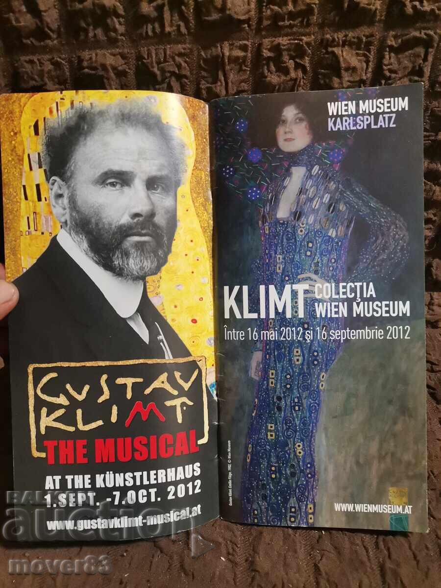 Brochure "Gustav Klimt". Romanian language with price 0.49 BGN | € 0.25