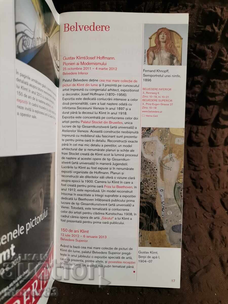 Brochure "Gustav Klimt". Romanian language - 5