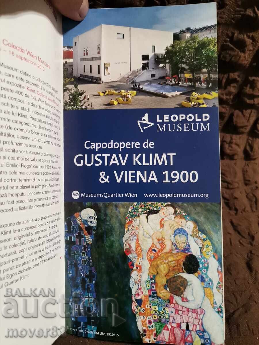 Brochure "Gustav Klimt". Romanian language - 6