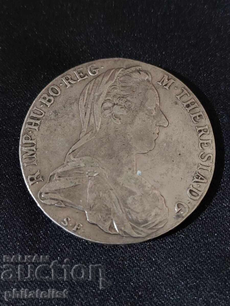 Maria Theresa Thaler 1780 Austria-Hungary restrike, restrike with price 75.00 BGN | € 38.35 Maria Theresa Thaler 1780 Austria-Hungary restrike, restrike with price 75.00 BGN | € 38.35