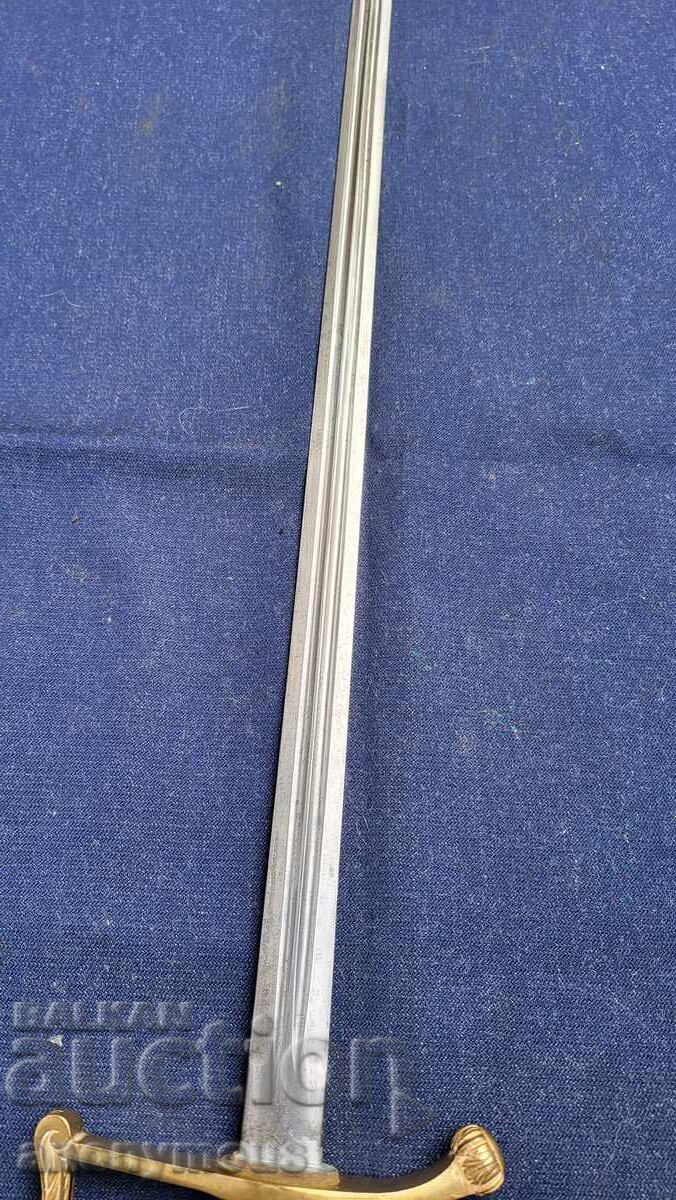 Delivery of Officer's saber, spadroon, Sweden model 1899