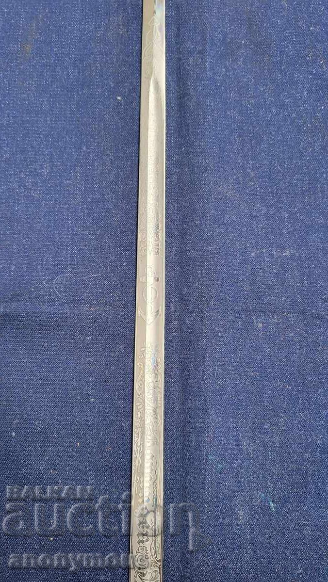 Швеция офицерска морска сабя шпага модел 1878 - 7