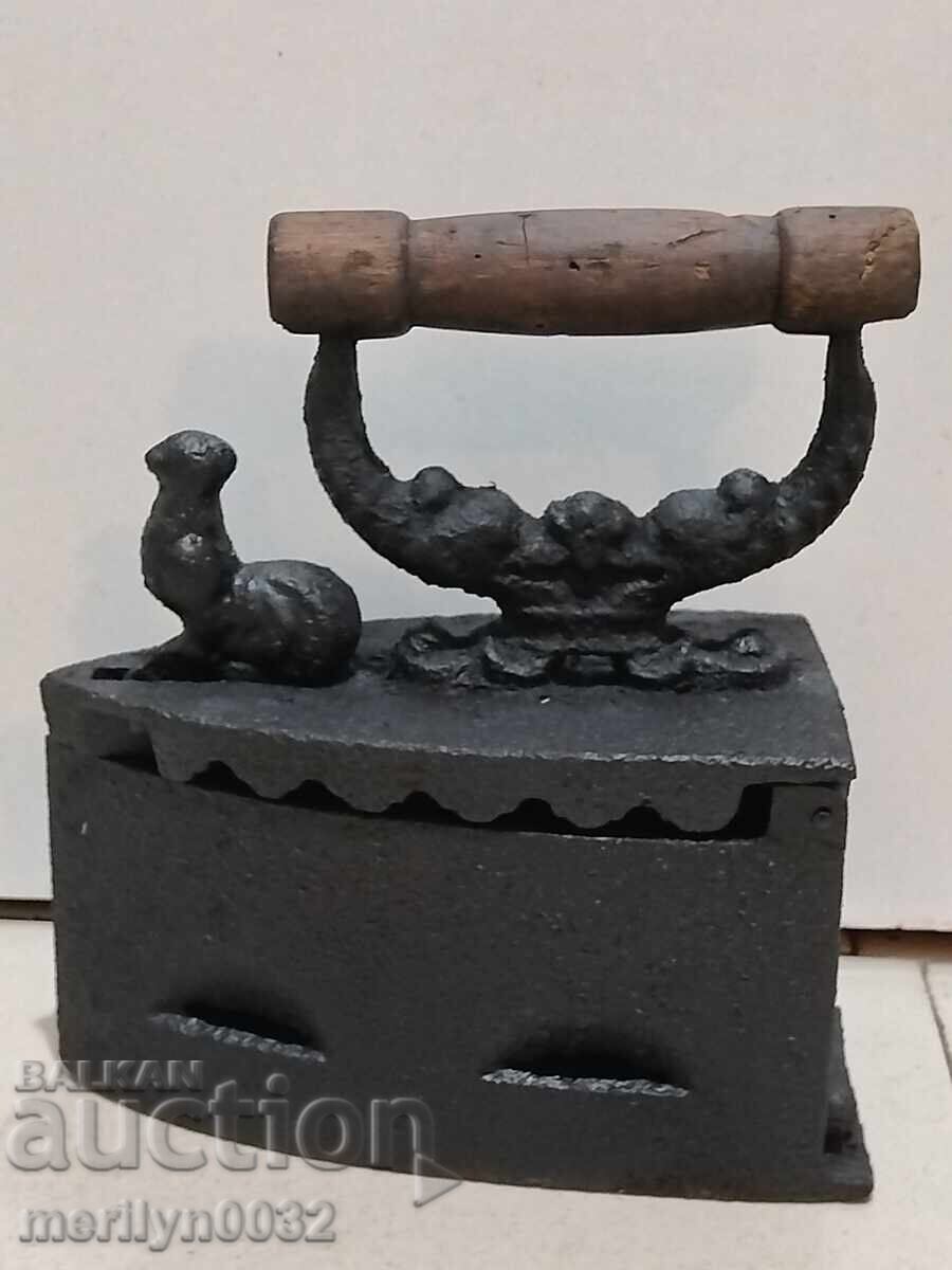 An old iron on fire - 6 An old iron on fire - 6