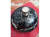 Antique bonbonniere with silver