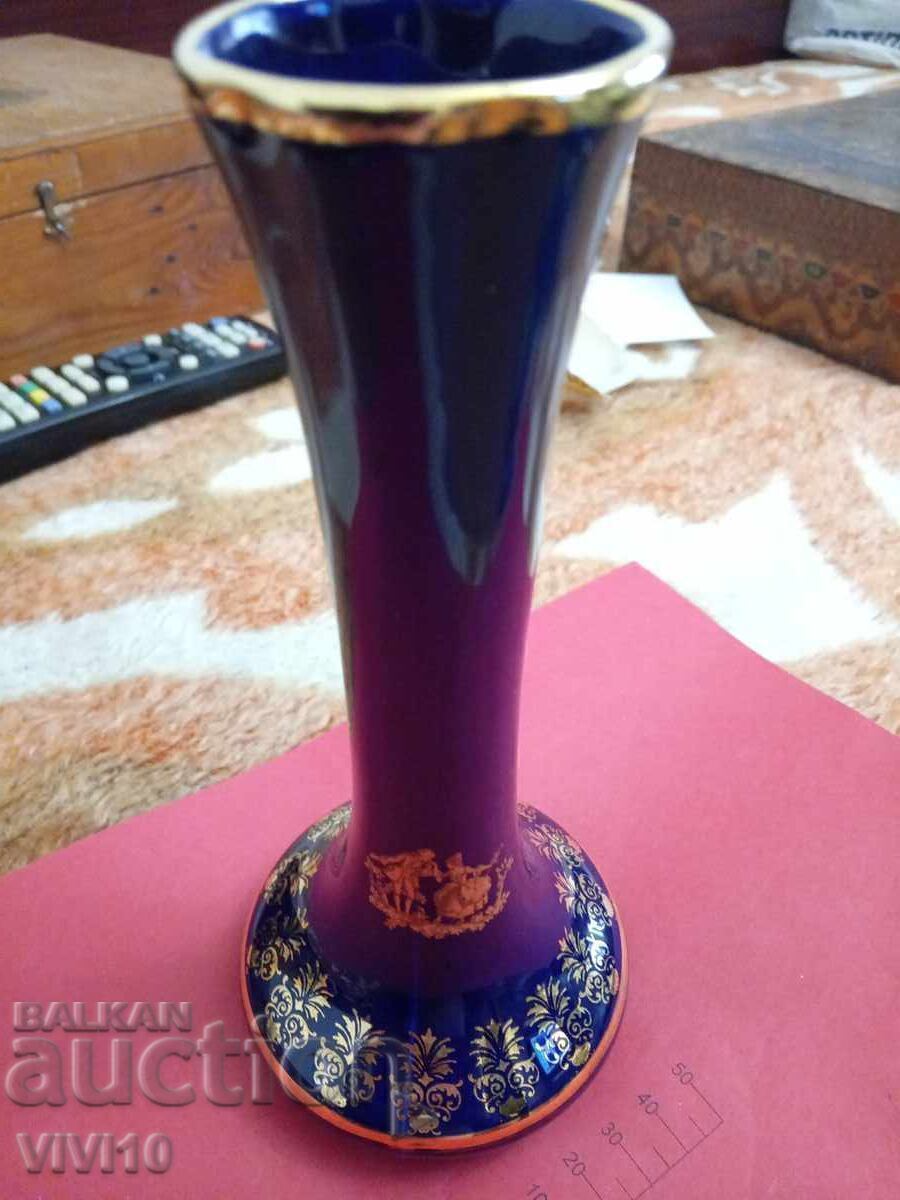 Παλιά πορσελάνινη βάζα Limoges 20 εκ