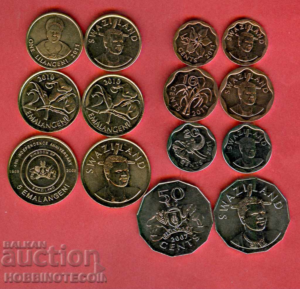 SWAZILAND SWAZILAND 0.05 0.10 0.20 0.50 1 2 5 issue NEW UNC SWAZILAND SWAZILAND 0.05 0.10 0.20 0.50 1 2 5 issue NEW UNC