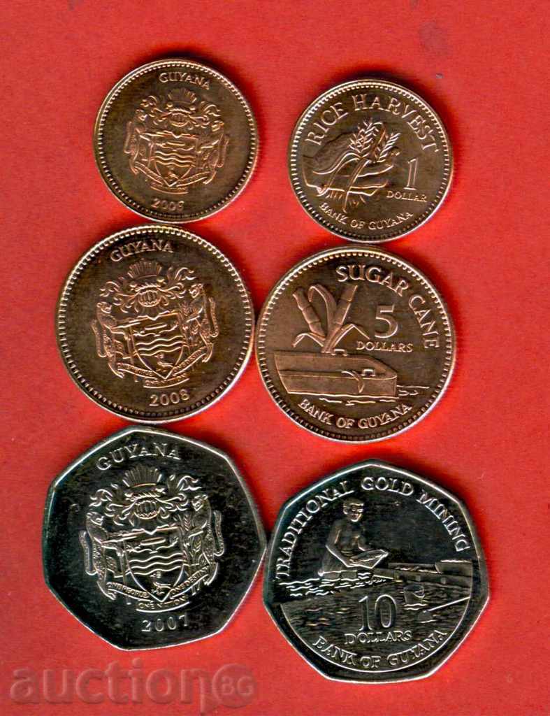 GUYANA GUYANA 1 5 10 $ - Τεύχος ΣΕΤ - όλο το τεύχος ΝΕΟ UNC GUYANA GUYANA 1 5 10 $ - Τεύχος ΣΕΤ - όλο το τεύχος ΝΕΟ UNC