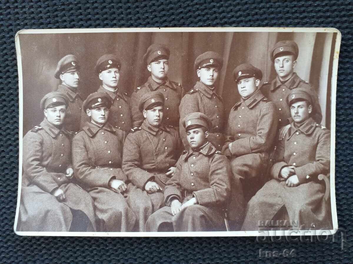 Veche carte poștală militară fotografie