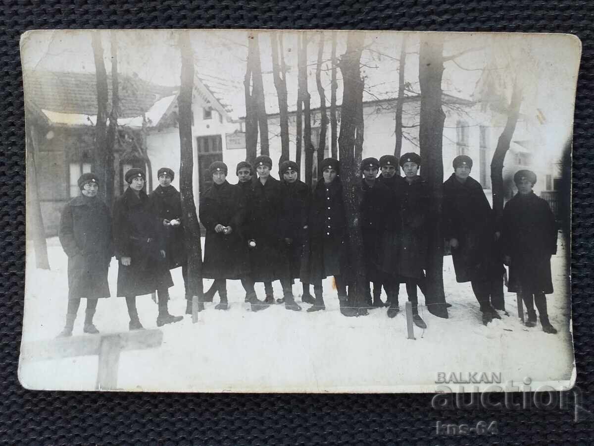 Veche carte poștală militară fotografie