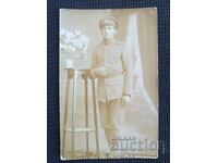 Old military postcard photo