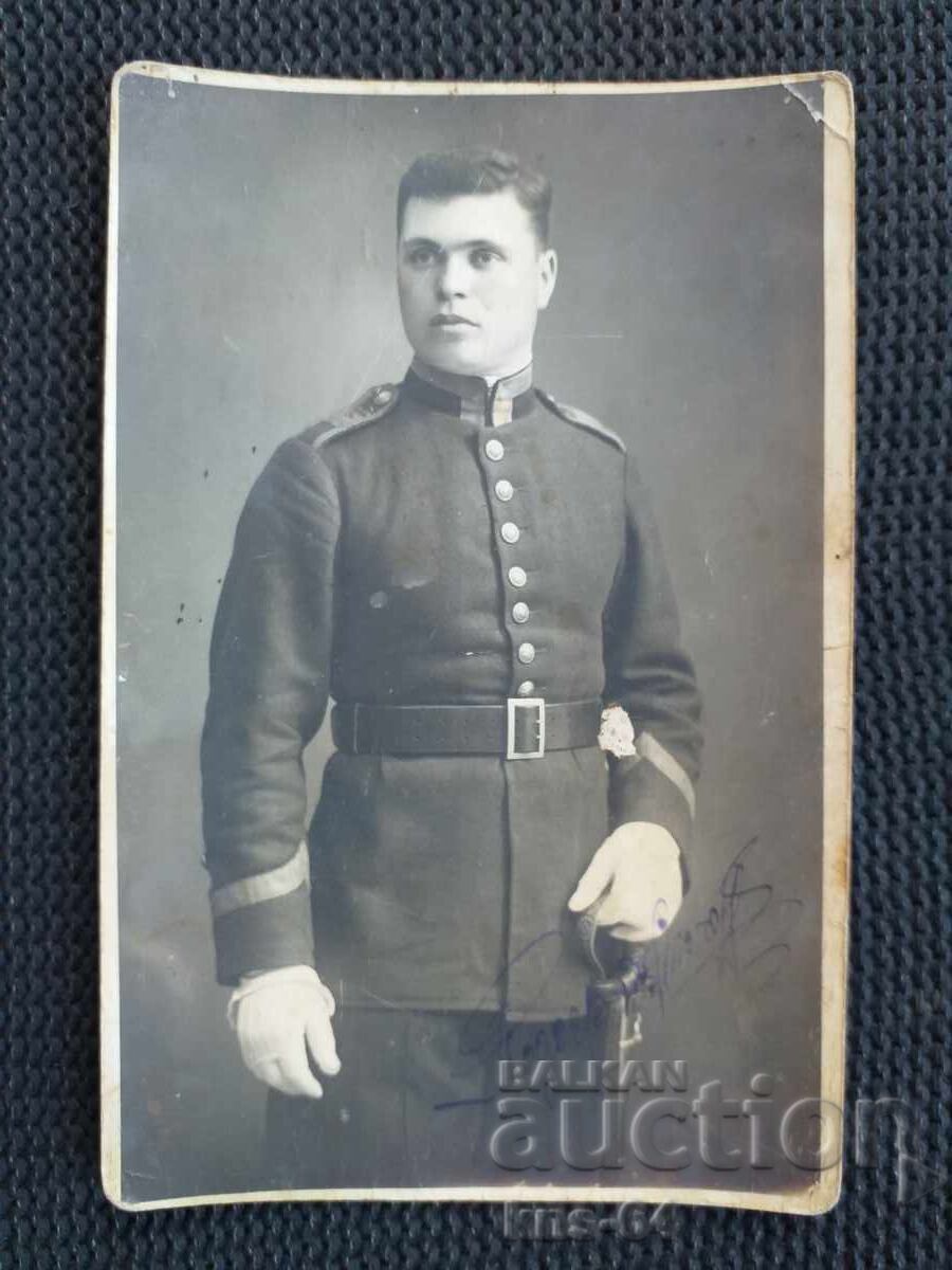 Veche carte poștală militară fotografie