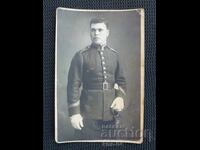 Old military postcard photo
