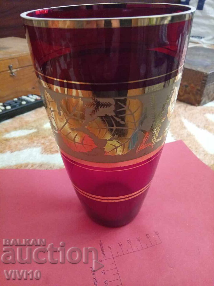 Vază veche Bohemia, Cehia 24cm