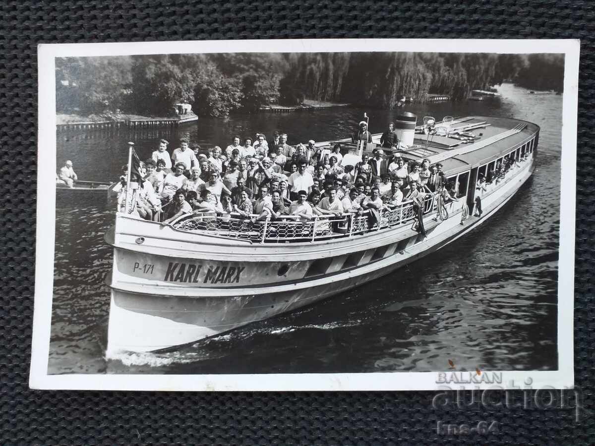 Παλιά φωτογραφία Πλοίο ΚΑΡΛ ΜΑΡΞ 14/9 εκ
