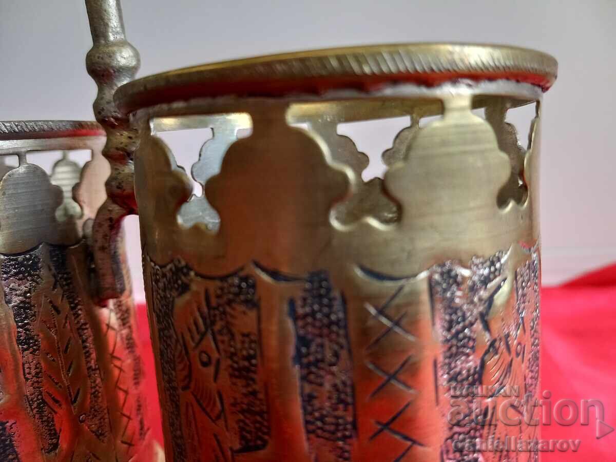 Auction  Old Persian Bronze Utensil Vessel