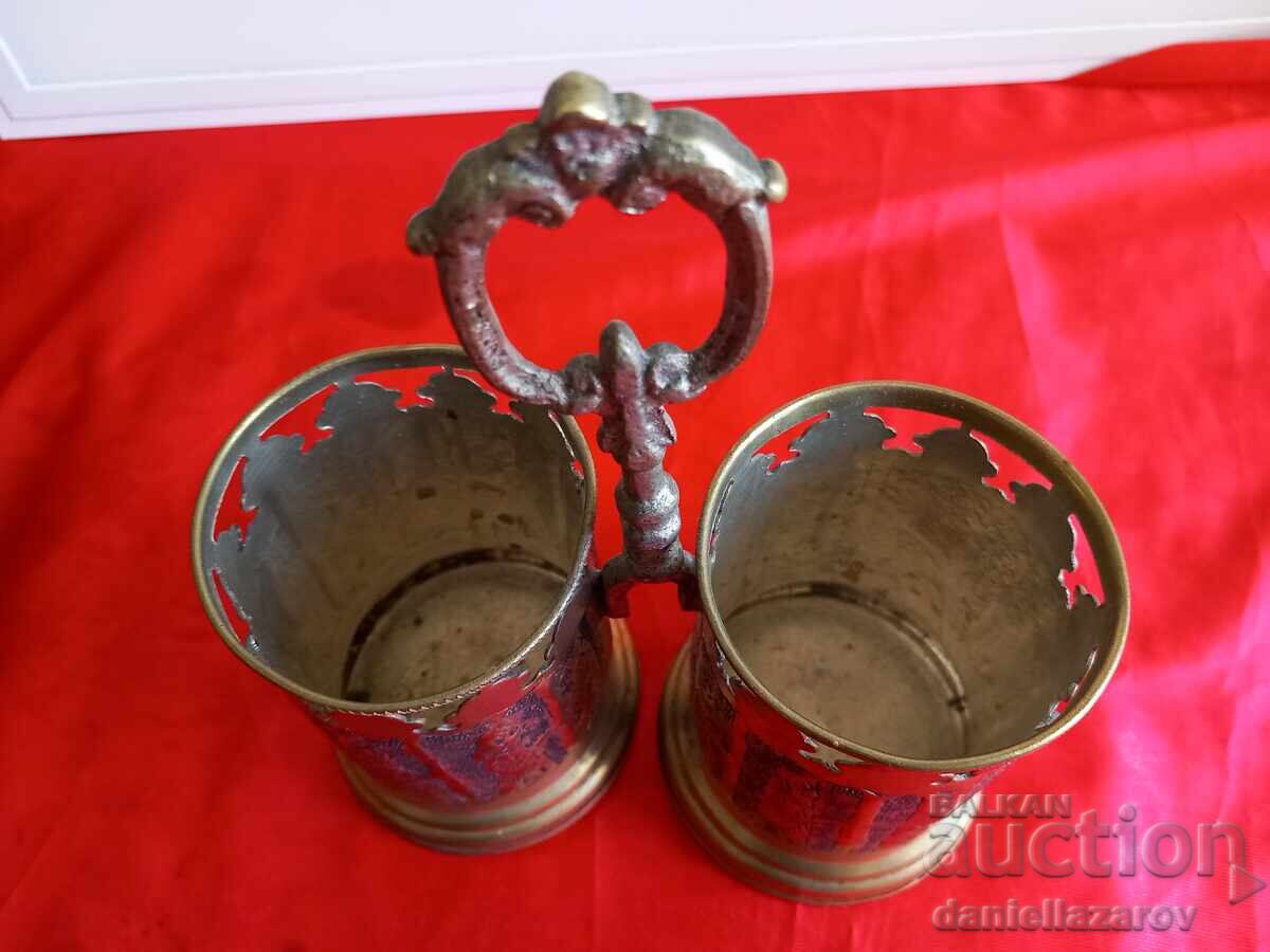 Delivery of Old Persian Bronze Utensil Vessel