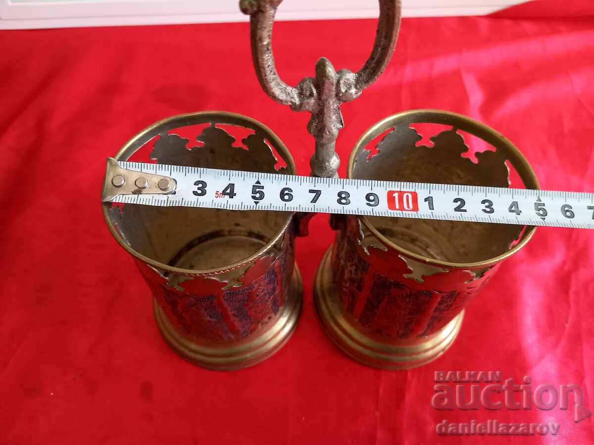 Old Persian Bronze Utensil Vessel - 7