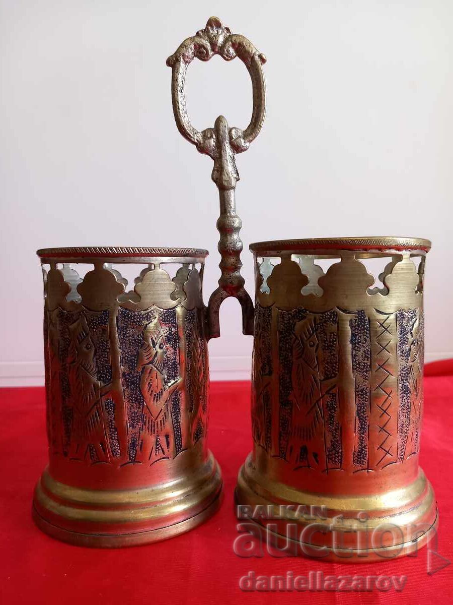 Old Persian Bronze Utensil Vessel