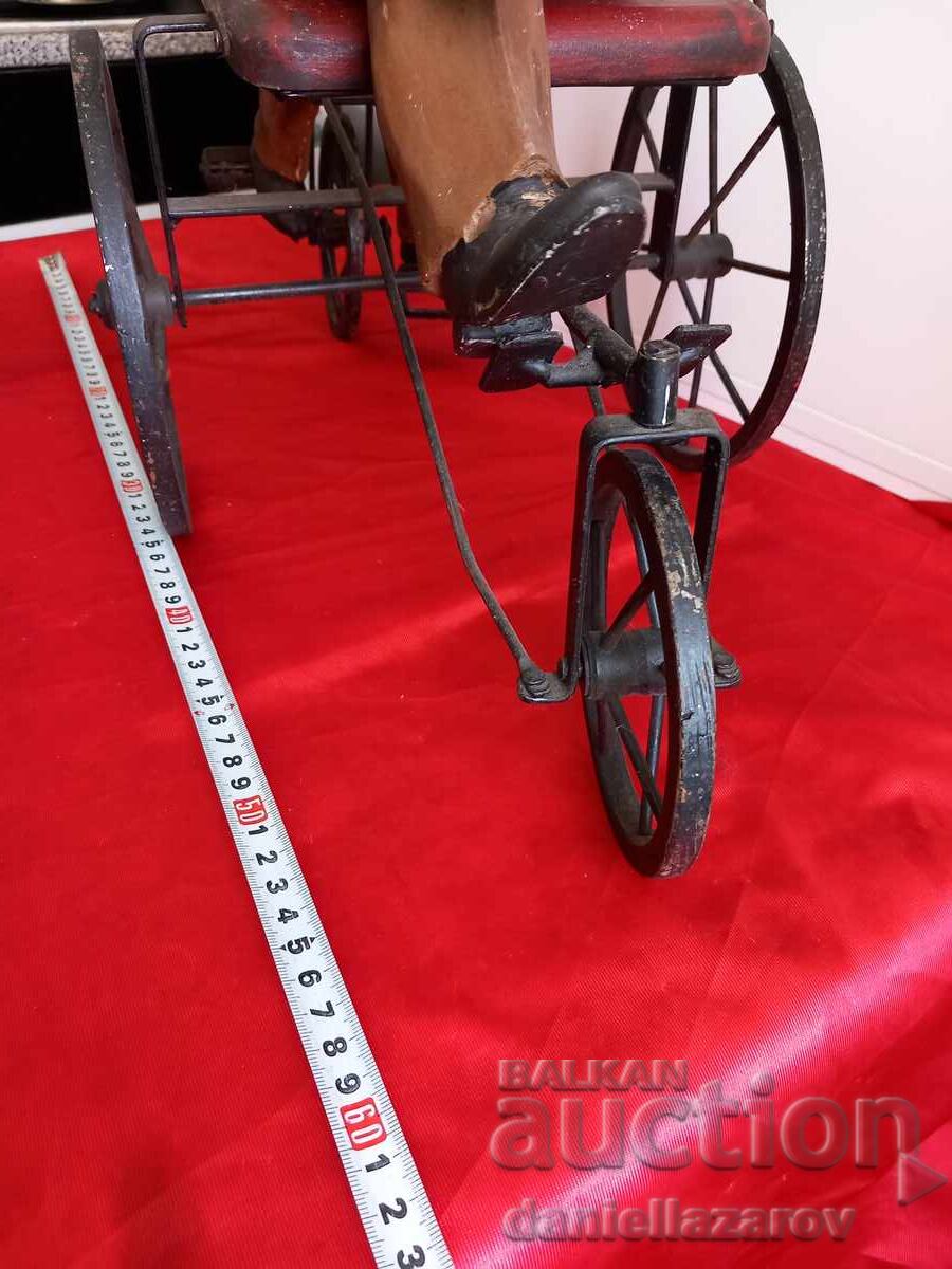 Laurel and Hardy on a Bicycle. Large Figure, Statue, Figures - 5