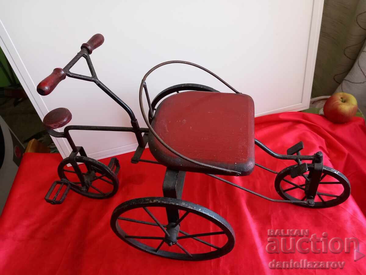 Laurel and Hardy on a Bicycle. Large Figure, Statue, Figures - 6