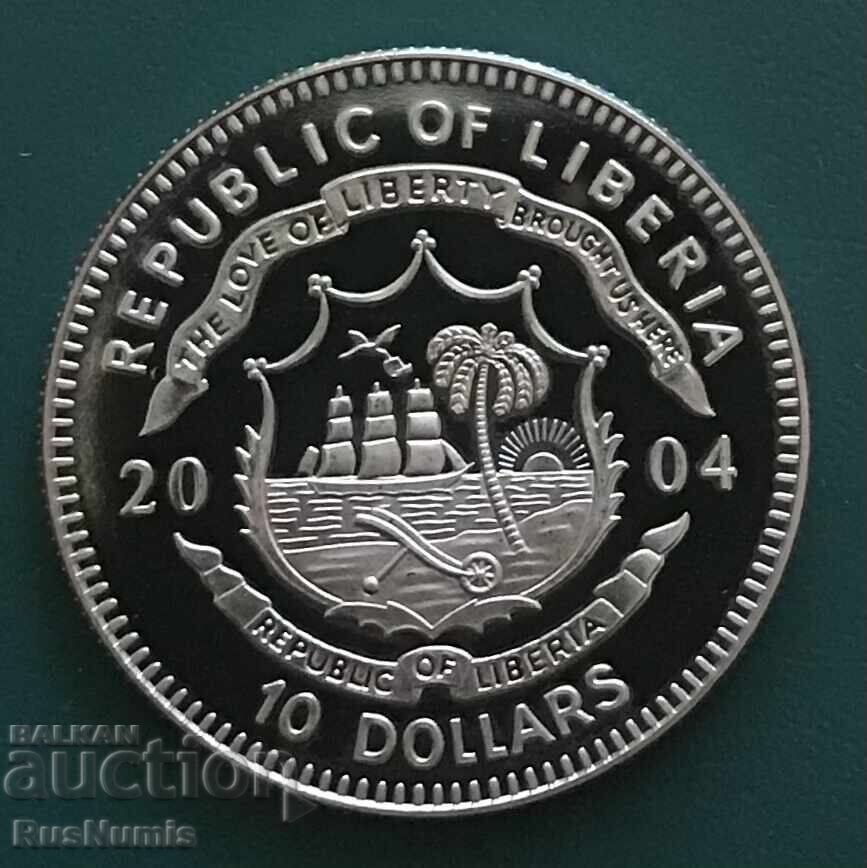 Liberia. 10 dolari 2004. Victoria lui Kutuzov asupra lui Napoleon cu preț 48.00 BGN | € 24.54