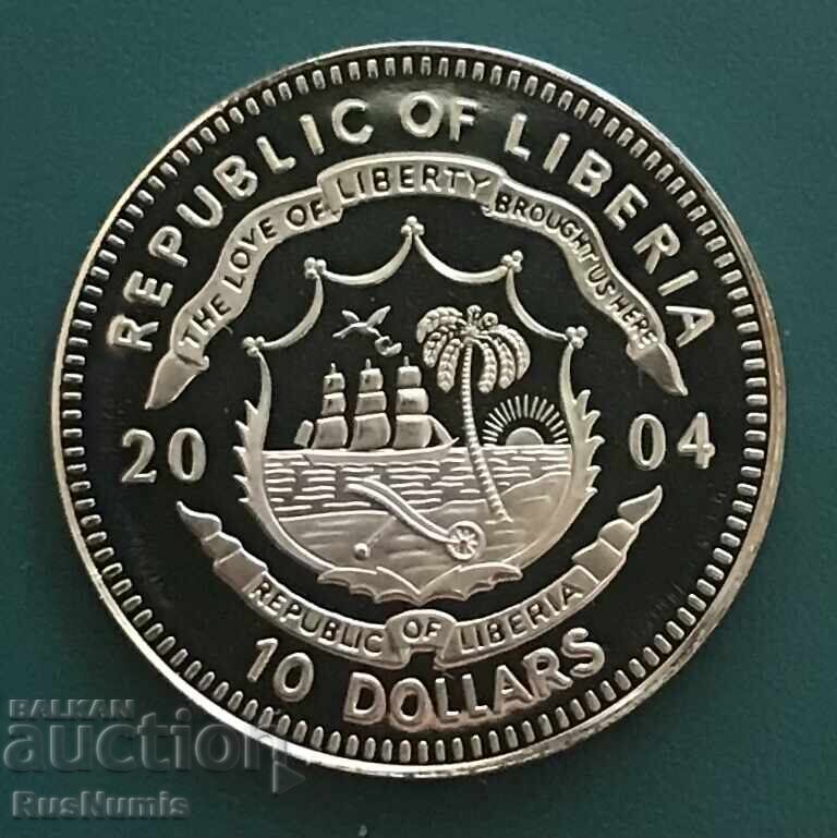 Liberia. 10 dolari 2004. Revolta din Berlinul de Est cu preț 48.00 BGN | € 24.54