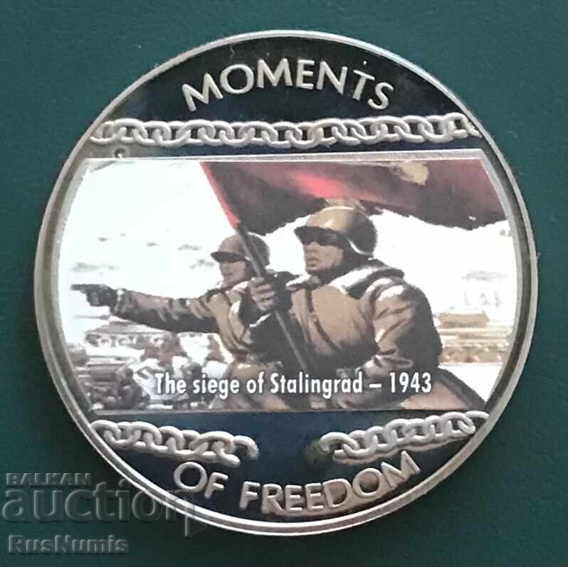 Λιβερία. 10 δολάρια 2004. Η Πολιορκία του Στάλινγκραντ