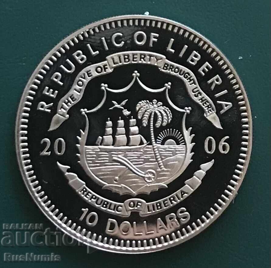 Liberia. 10 dollars 2006. Warsaw Uprising with price 48.00 BGN | € 24.54