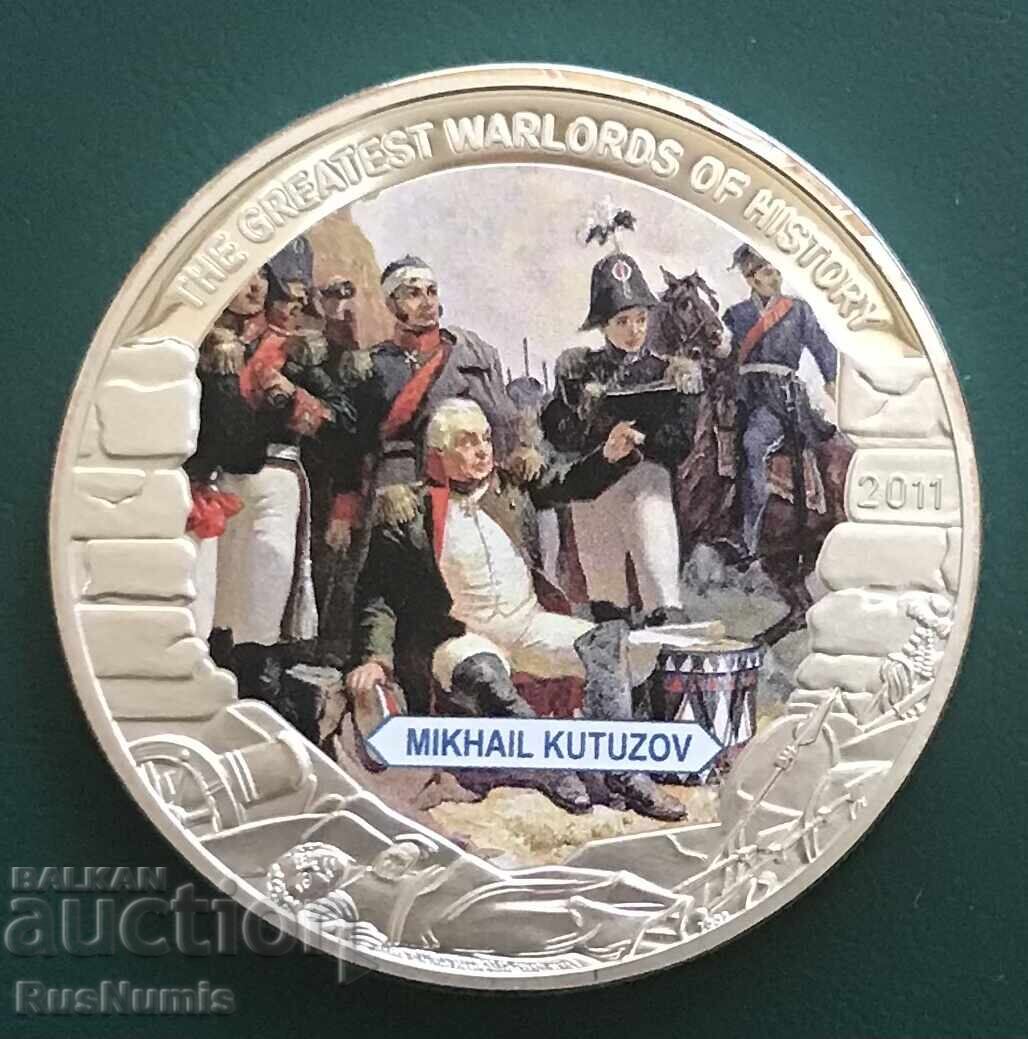 Λιβερία. 5 δολάρια 2011. Μιχαήλ Κουτούζωφ
