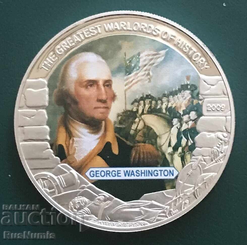 Λιβερία. 5 δολάρια 2009. Τζορτζ Ουάσιγκτον