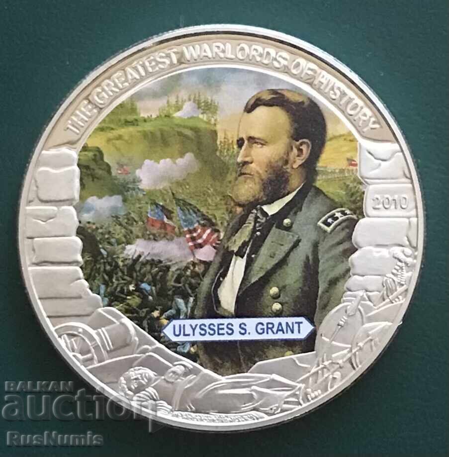 Λιβερία. 5 δολάρια 2010. Οδυσσέας Γκραντ