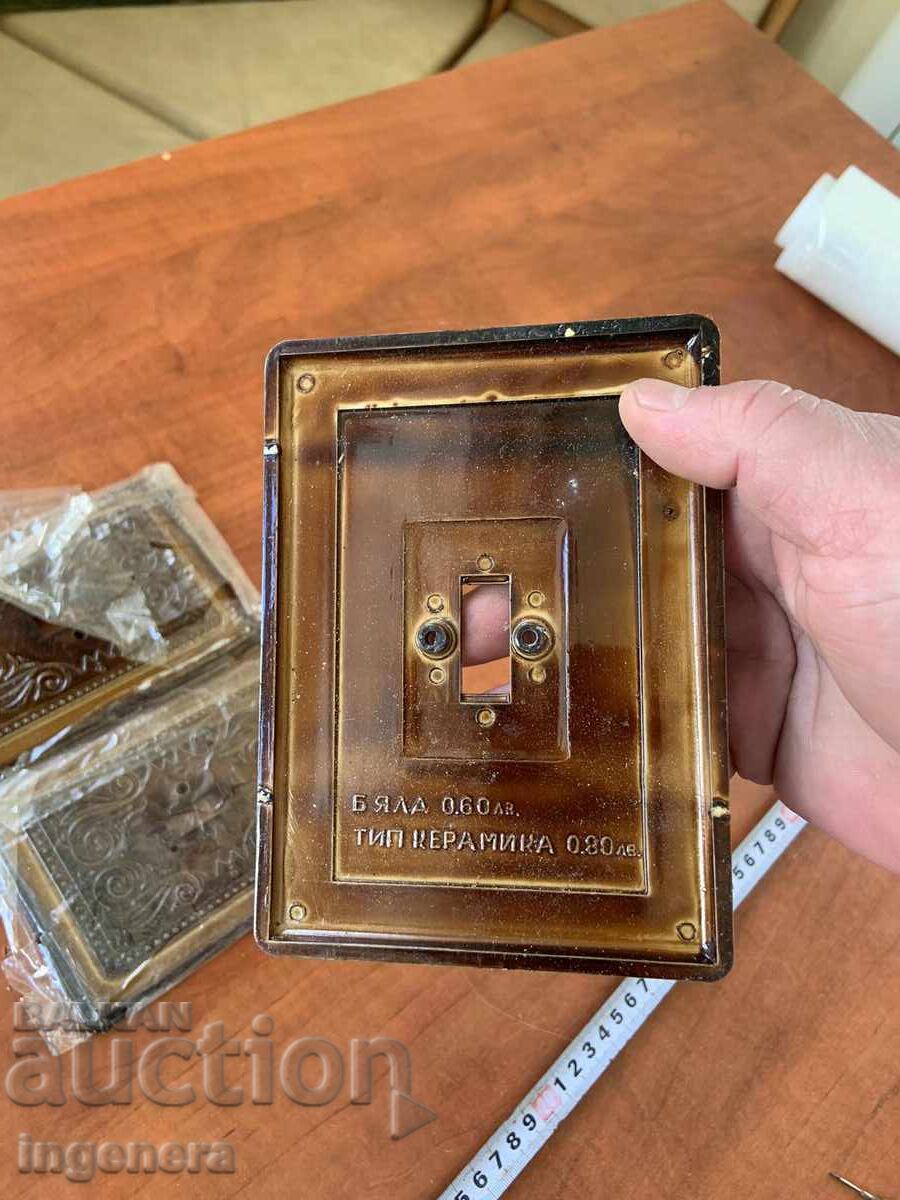 Auction  Decorative socket for an electrical switch from the SOCA - 3 pcs