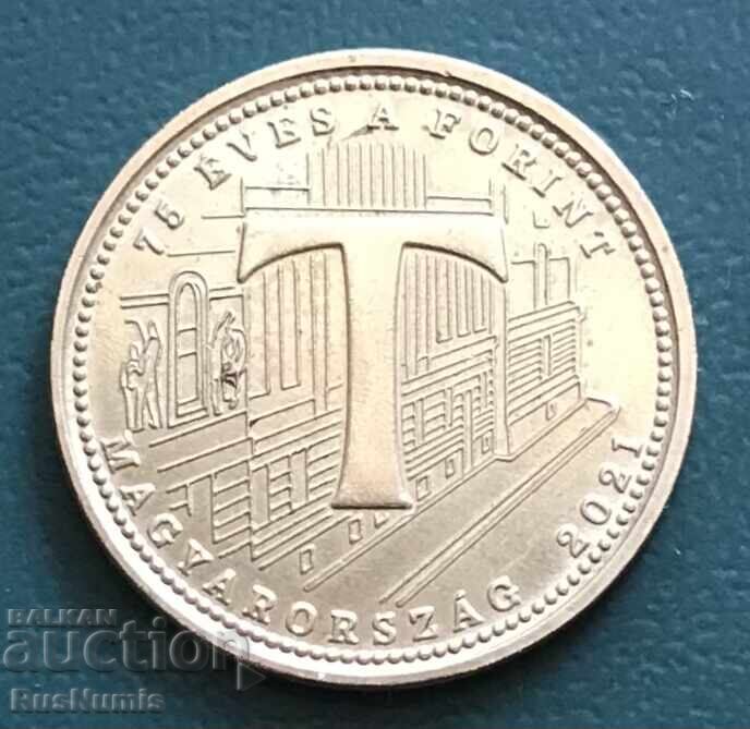 Hungary. 5 Forint 2021. Letter T Hungary. 5 Forint 2021. Letter T
