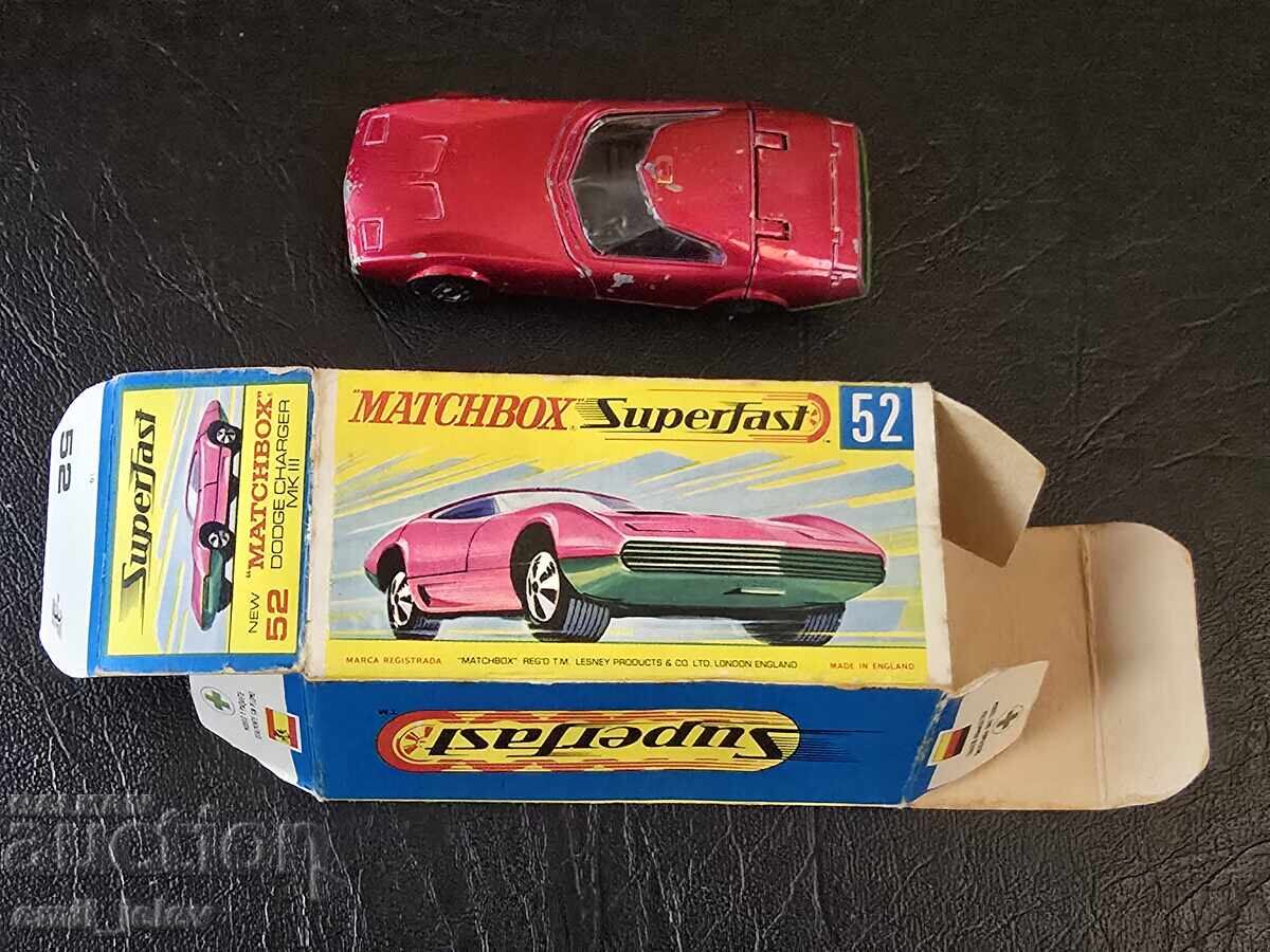 Δημοπρασία LESNEY MATCHBOX-52A Dodge Charger 1970 με αυθεντικό κουτί