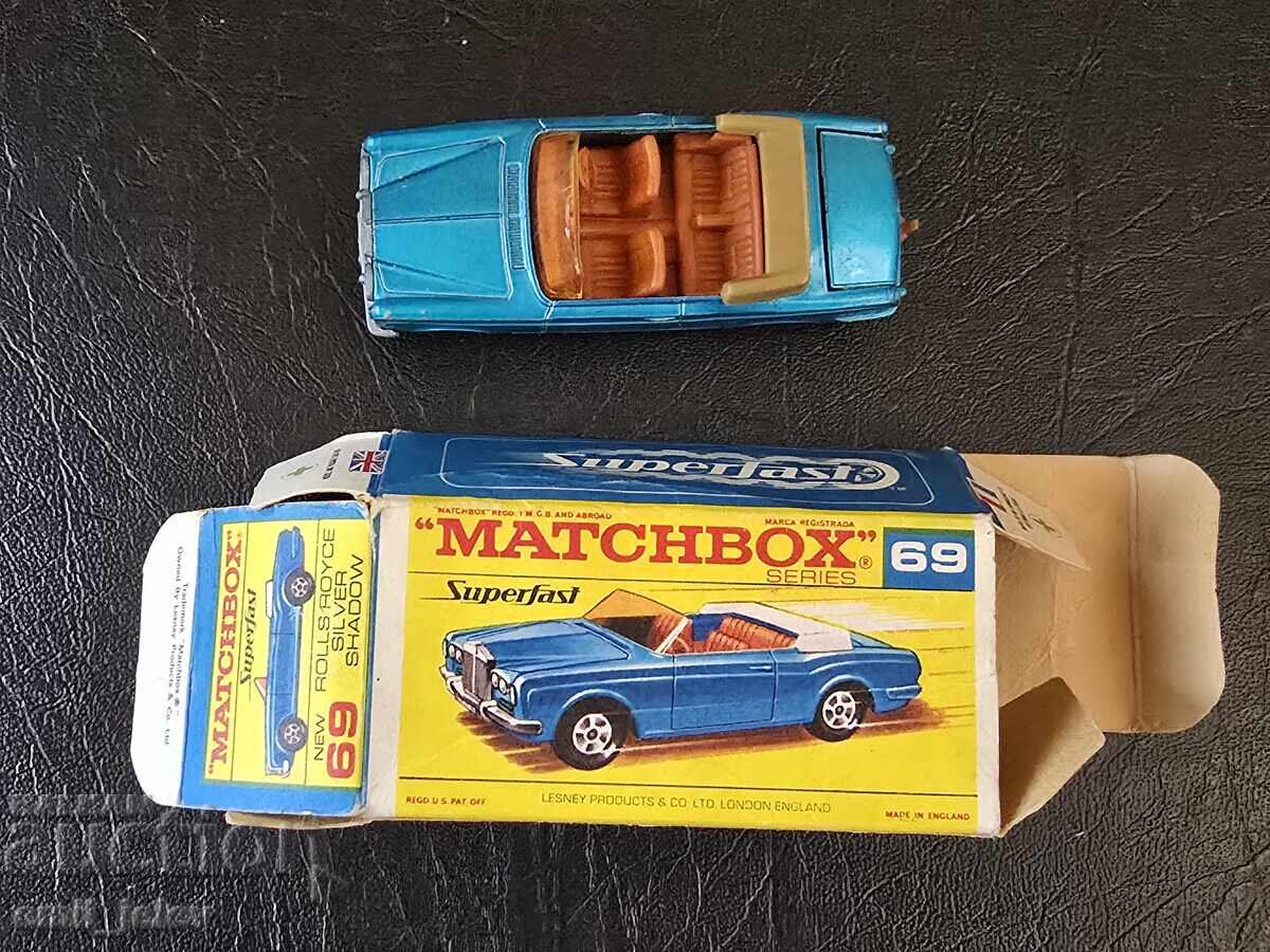 Δημοπρασία LESNEY MATCHBOX-69A Rolls Royce Cabrio 1970 οργ. κουτί