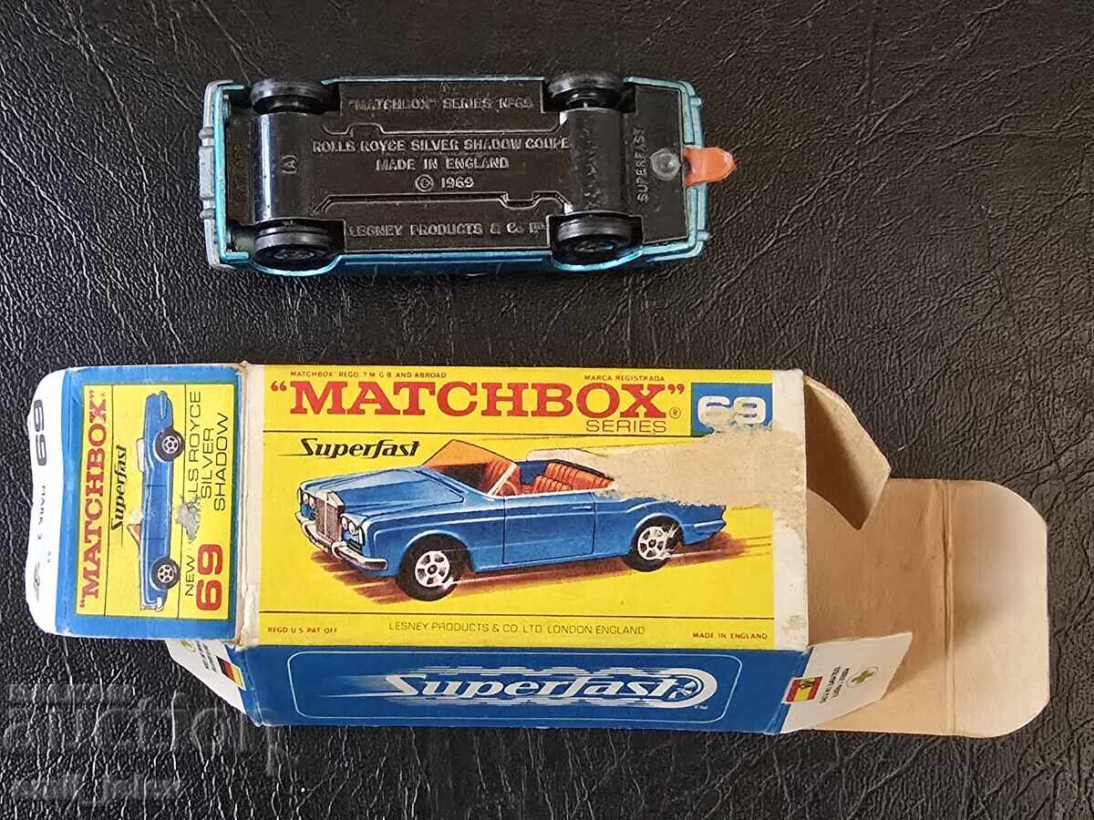 Παράδοση LESNEY MATCHBOX-69A Rolls Royce Cabrio 1970 οργ. κουτί
