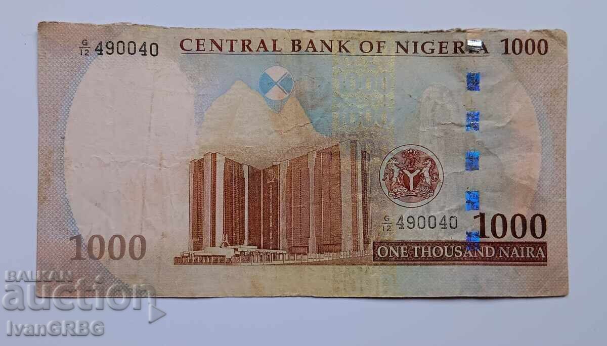 Delivery of 1000 Naira Nigeria 2011 1000 Naira Nigeria Africa Delivery of 1000 Naira Nigeria 2011 1000 Naira Nigeria Africa