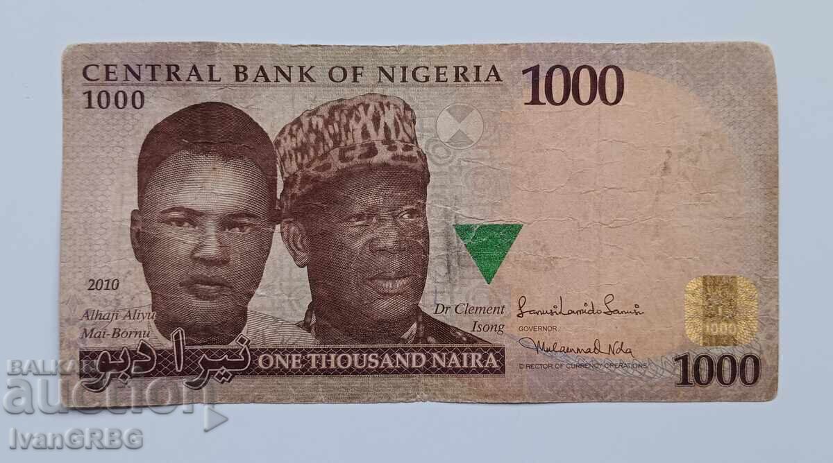 1000 Naira Nigeria Africa 1000 Naira Nigeria 2010