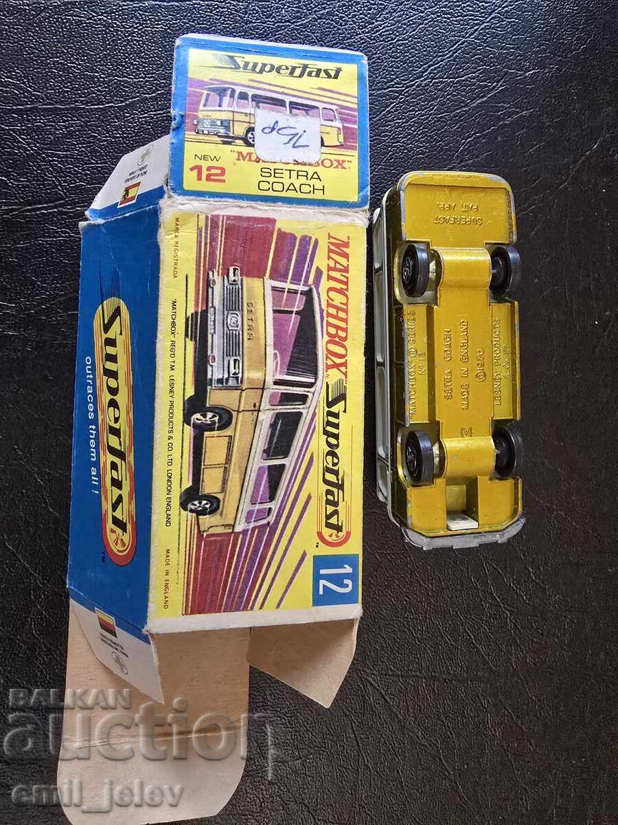 Delivery of LESNEY MATCHBOX - 12B Setra Coach 1970 original box