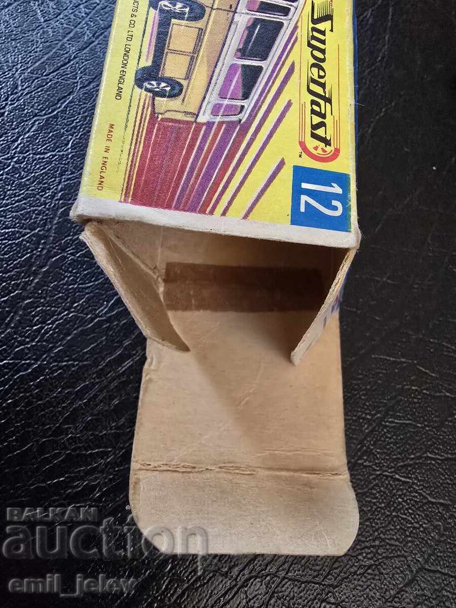 LESNEY MATCHBOX - 12B Setra Coach 1970 original box - 5