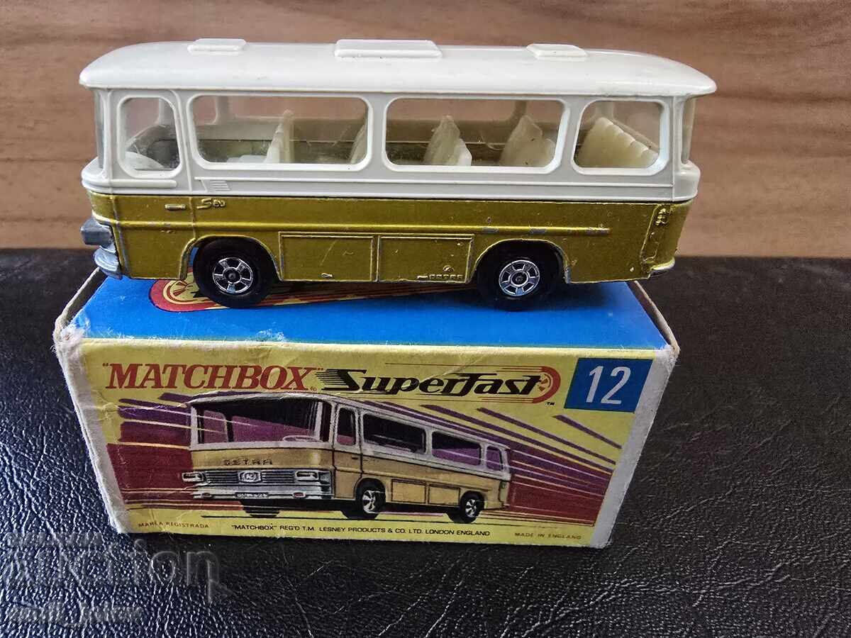 LESNEY MATCHBOX - 12B Setra Coach 1970 original box