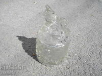 Glass candy dish sugar bowl dwarf