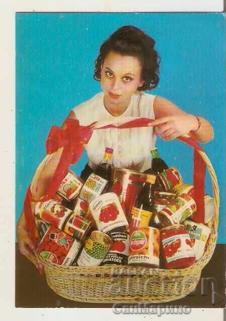 Felicitare Bulgaria Bulgarconserv* Felicitare Bulgaria Bulgarconserv*