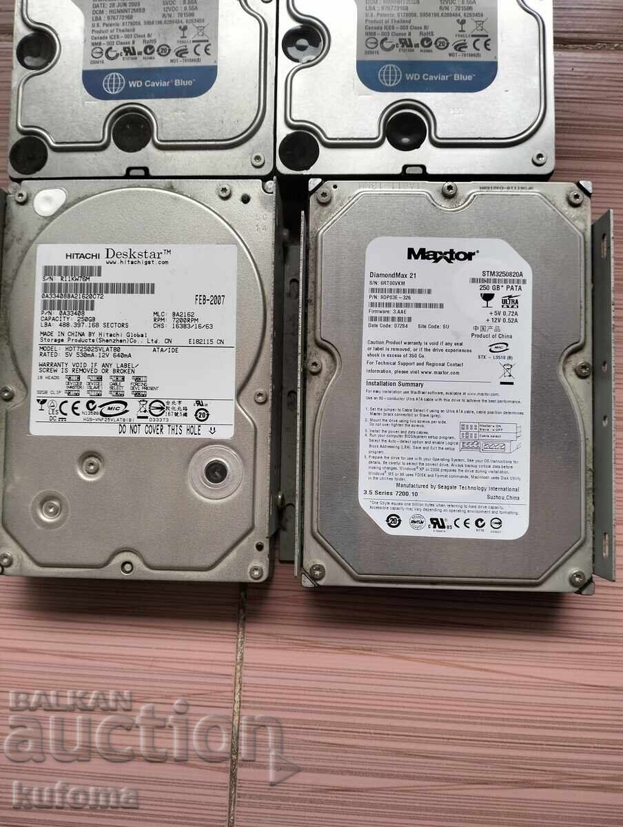 Licitație Hard disk-uri vechi, hard disk