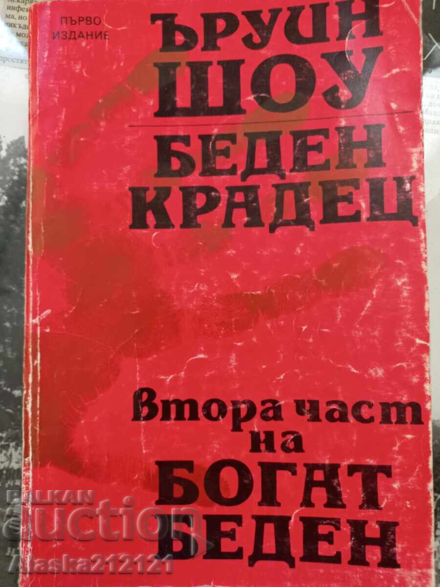 Carte - Hoț sărac/ Bogat sărac - Irwin Shaw