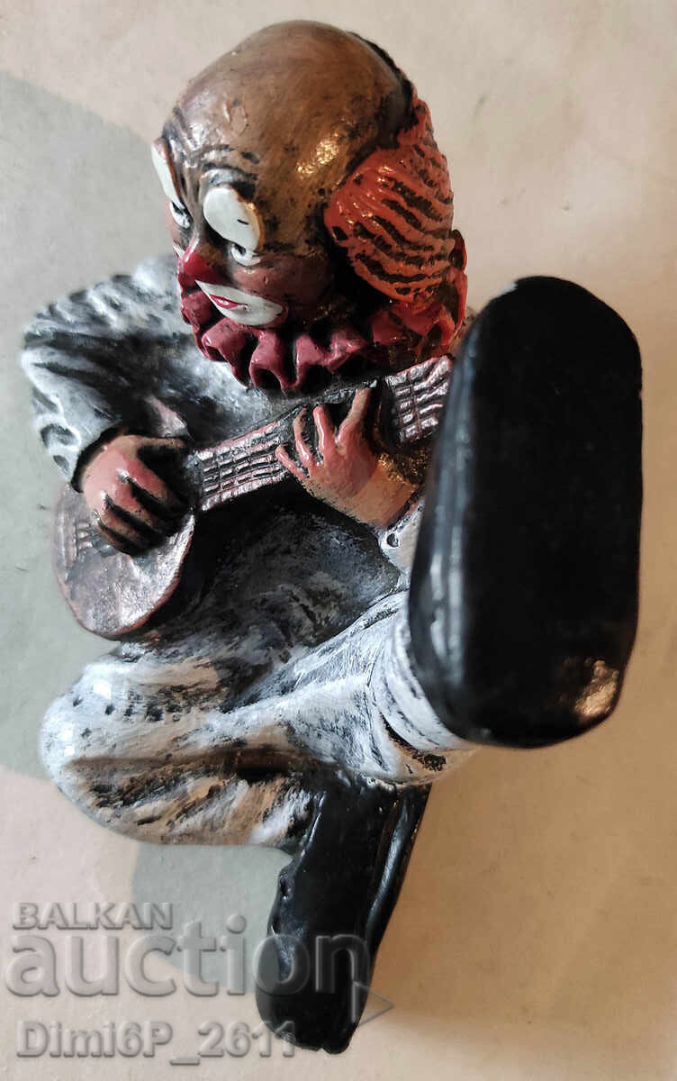 Κεραμικό σετ 2 φιγούρων - κλόουν μουσικοί - 5